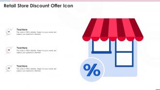 Retail Store Discount Offer Icon