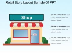 Retail store layout sample of ppt