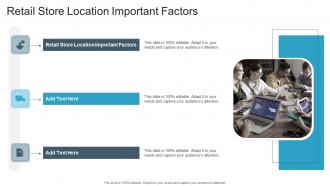 Retail Store Location Important Factors In Powerpoint And Google Slides Cpb