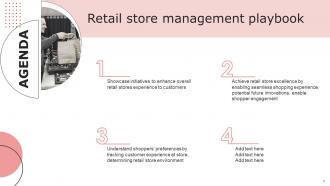 Retail Store Management Playbook Powerpoint Presentation Slides