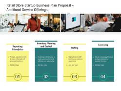 Retail store startup business plan proposal additional service offerings ppt gridlines