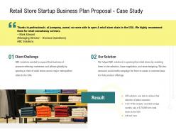 Retail Store Startup Business Plan Proposal Case Study Ppt Powerpoint Introduction