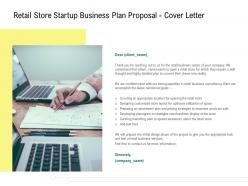 Retail store startup business plan proposal cover letter ppt powerpoint styles