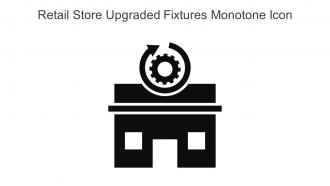Retail Store Upgraded Fixtures Monotone Icon In Powerpoint Pptx Png And Editable Eps Format