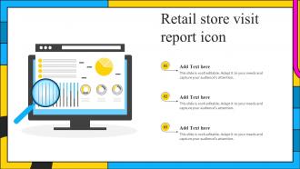 Retail Store Visit Report Icon