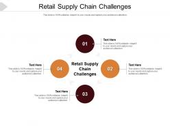 Retail supply chain challenges ppt powerpoint presentation layouts themes cpb
