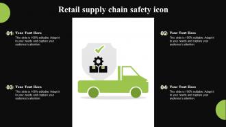 Retail Supply Chain Safety Icon