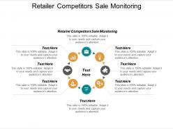 Retailer competitors sale monitoring ppt powerpoint presentation model example file cpb