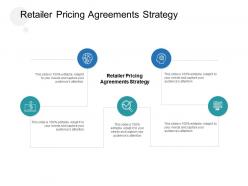 Retailer pricing agreements strategy ppt powerpoint presentation designs cpb