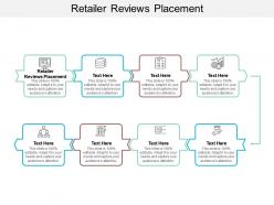 Retailer reviews placement ppt powerpoint presentation infographics layout cpb