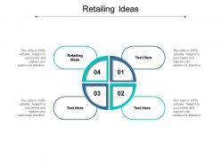 Retailing ideas ppt powerpoint presentation pictures background image cpb