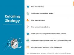 Retailing strategy financial strategy ppt powerpoint presentation file diagrams