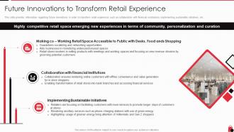 Retailing techniques consumer engagement experiences future innovations transform retail experience