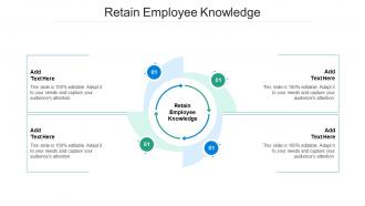 Retain Employee Knowledge Ppt Powerpoint Presentation Infographic Template Cpb