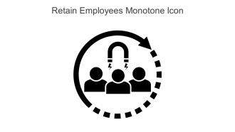 Retain Employees Monotone Icon In Powerpoint Pptx Png And Editable Eps Format
