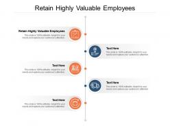 Retain highly valuable employees ppt powerpoint presentation template cpb