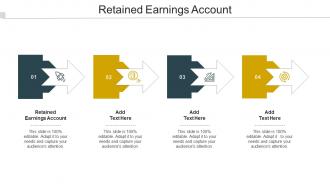Retained Earnings Account Ppt Powerpoint Presentation Pictures Elements Cpb