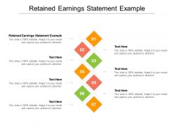 Retained earnings statement example ppt powerpoint presentation show design ideas cpb