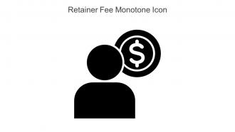 Retainer Fee Monotone Icon In Powerpoint Pptx Png And Editable Eps Format