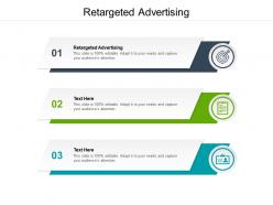 Retargeted advertising ppt powerpoint presentation professional mockup cpb