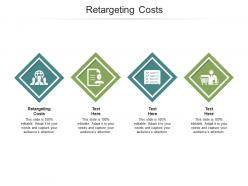Retargeting costs ppt powerpoint presentation show skills cpb