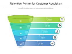 Retention funnel for customer acquisition