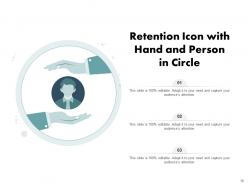 Retention Icon Circle Arrow Customer Document Employee