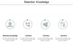 Retention knowledge ppt powerpoint presentation infographic template example topics cpb