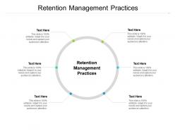 Retention management practices ppt powerpoint presentation model background image cpb