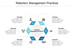 Retention management practices ppt powerpoint presentation pictures example cpb
