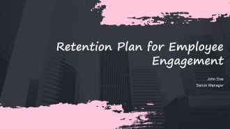 Retention Plan For Employee Engagement PPT Guidelines ACP