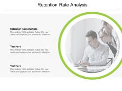 Retention rate analysis ppt powerpoint presentation inspiration background image cpb