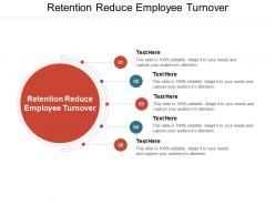 Retention reduce employee turnover ppt powerpoint presentation styles example file cpb