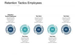 Retention tactics employees ppt powerpoint presentation gallery infographics cpb