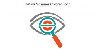 Retina Scanner Colored Icon In Powerpoint Pptx Png And Editable Eps Format