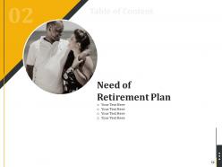 Retirement benefits powerpoint presentation slides