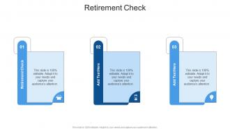 Retirement Check In Powerpoint And Google Slides Cpb