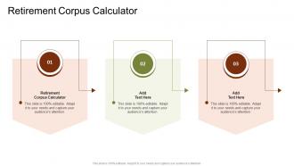 Retirement Corpus Calculator In Powerpoint And Google Slides Cpb