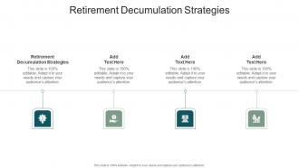 Retirement Decumulation Strategies In Powerpoint And Google Slides Cpb