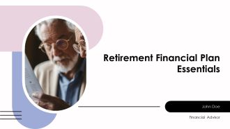 Retirement Financial Plan Essentials PPT Slides AT