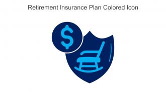 Retirement Insurance Plan Colored Icon In Powerpoint Pptx Png And Editable Eps Format