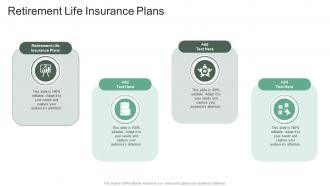 Retirement Life Insurance Plans In Powerpoint And Google Slides Cpb