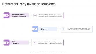 Retirement Party Invitation Templates In Powerpoint And Google Slides Cpb
