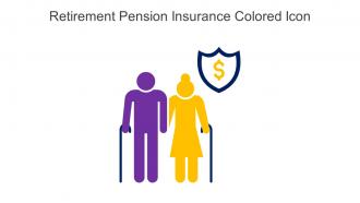 Retirement Pension Insurance Colored Icon In Powerpoint Pptx Png And Editable Eps Format