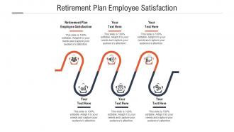 Retirement plan employee satisfaction ppt powerpoint presentation icon samples cpb