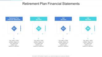 Retirement Plan Financial Statements In Powerpoint And Google Slides Cpb