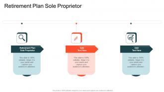 Retirement Plan Sole Proprietor In Powerpoint And Google Slides Cpb