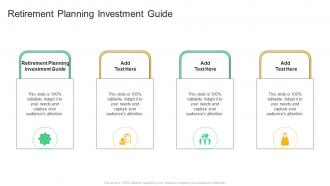 Retirement Planning Investment Guide In Powerpoint And Google Slides Cpb