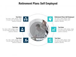 Retirement plans self employed ppt powerpoint presentation professional show cpb