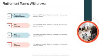 Retirement Terms Withdrawal In Powerpoint And Google Slides Cpb